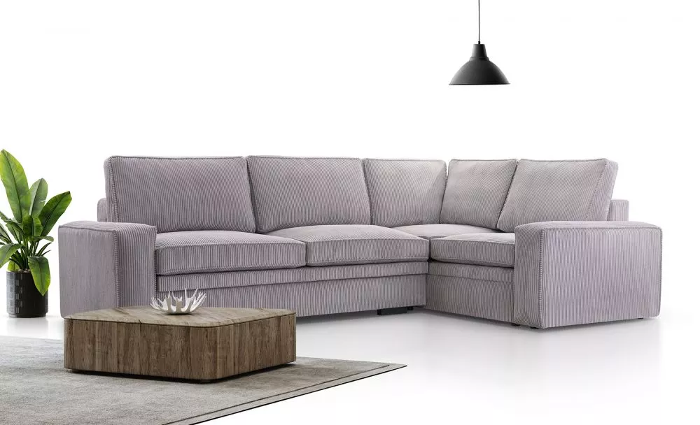 Dīvāns Toledo Comfort Standard · Pelēks · 196 × 296 × 94 cm