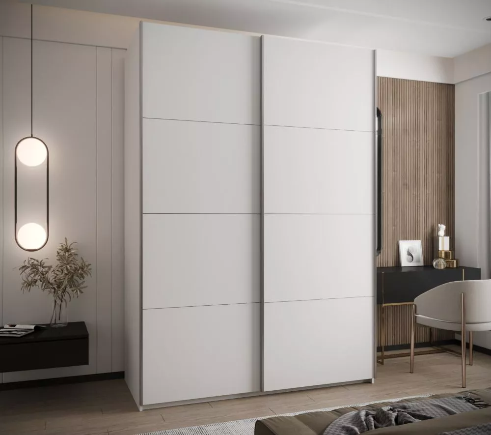 Skapis Lux 1 · Balts · 170 × 61 × 245.5 cm