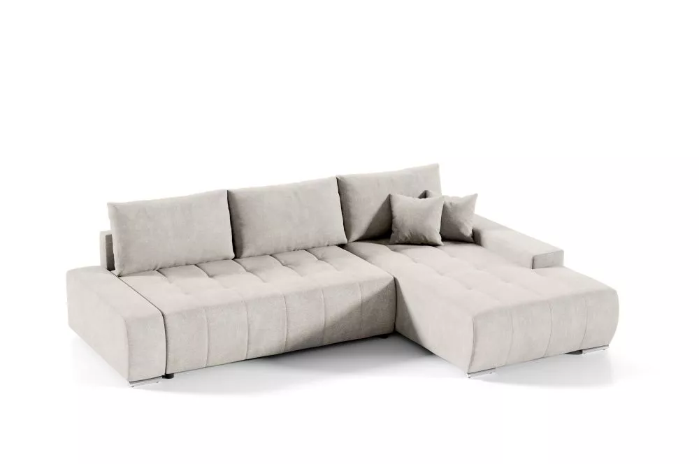 Dīvāns Velutti L Standard · Krēma · 185 × 265 × 85 cm
