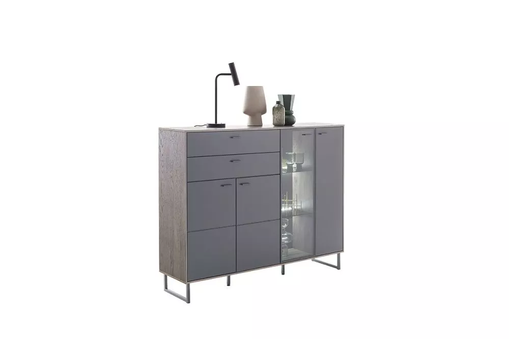 Kumode Venezia T05 ar LED · 148 × 37 × 118 cm