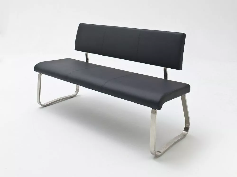 Dīvāns Arco Standard · Melns · 59 × 155 × 86 cm