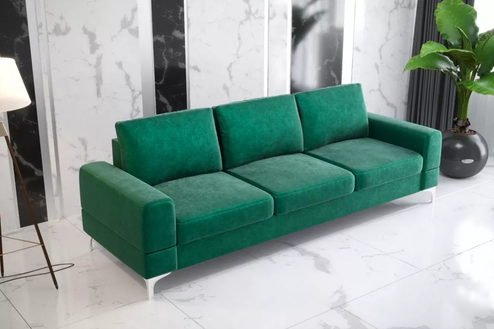 Dīvāns Aria DL Standard · Zaļš · 97 × 250 × 88 cm