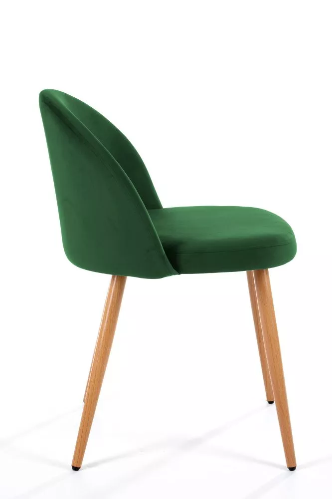 Krēsls SJ.075 Velvet · Zaļš · 76 × 53 × 55 cm