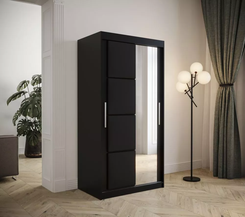 Skapis Tapi Black · 100 × 62 × 200 cm
