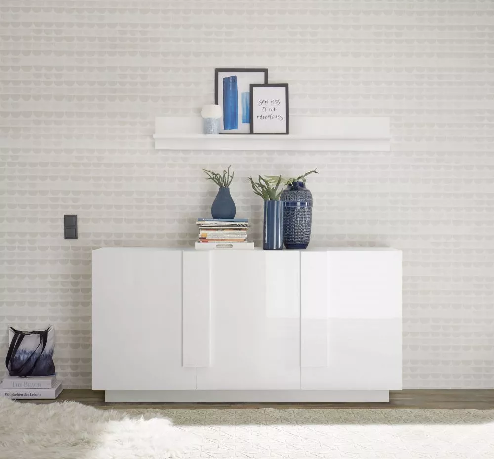 Kumode Jupiter K3D · Balts · 182 × 44 × 90 cm