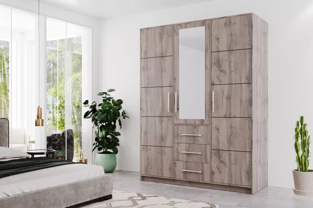 Skapis Bali Classic · Ozols wellington · 145 × 57.5 × 200 cm