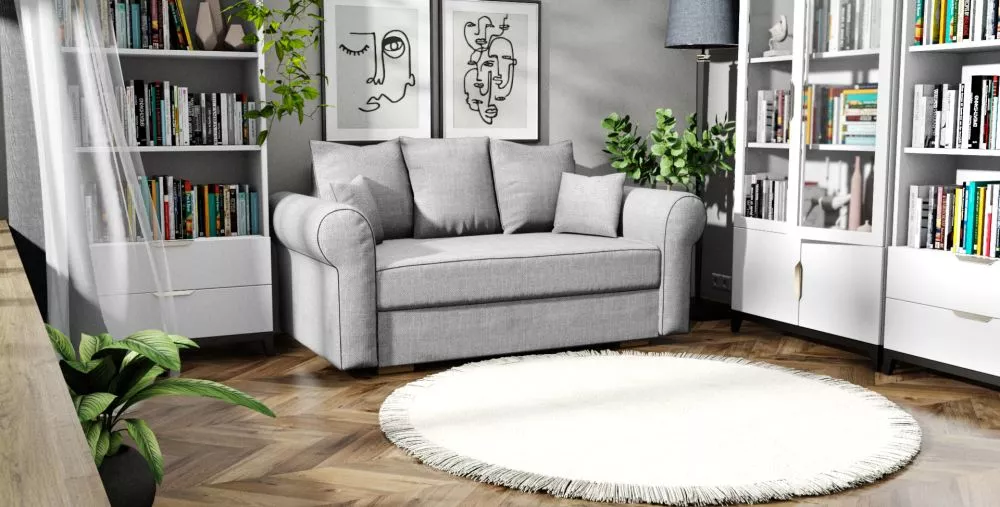 Dīvāns Madera 2 standard · Pelēks · 87 × 170 × 90 cm