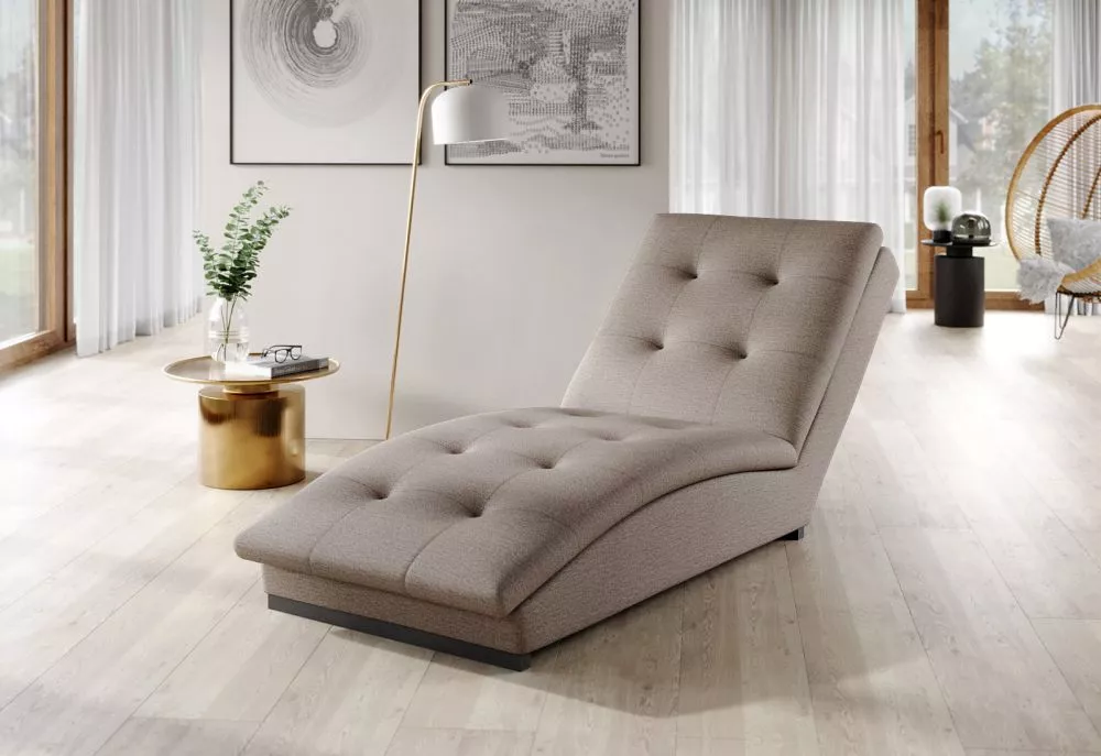 Mīksts krēsls Doro Standard Sēdvietas dziļums: 116 cm, · Kapučino · 85 × 170 × 95 cm