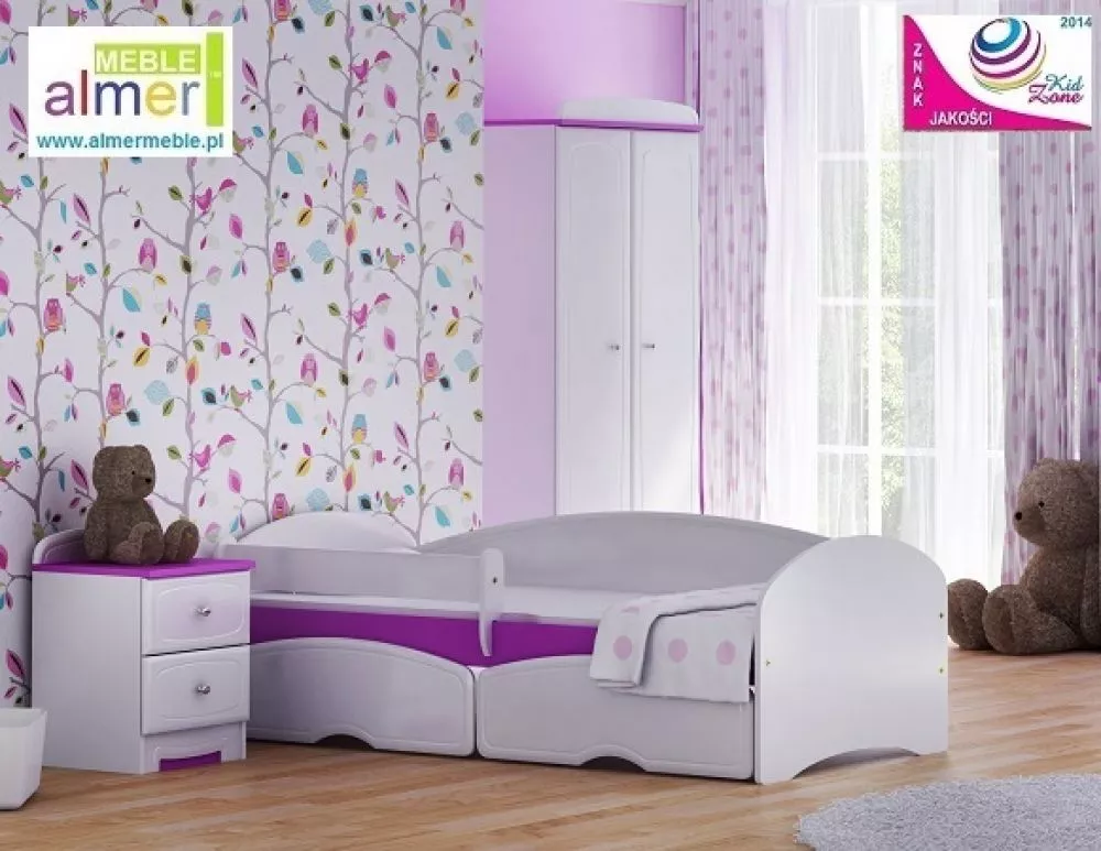 Bērnu gulta Bianco 23S Guļamvietas platums: 70 cm, Guļamvietas garums: 140 cm, · 82 × 144 × 65 cm