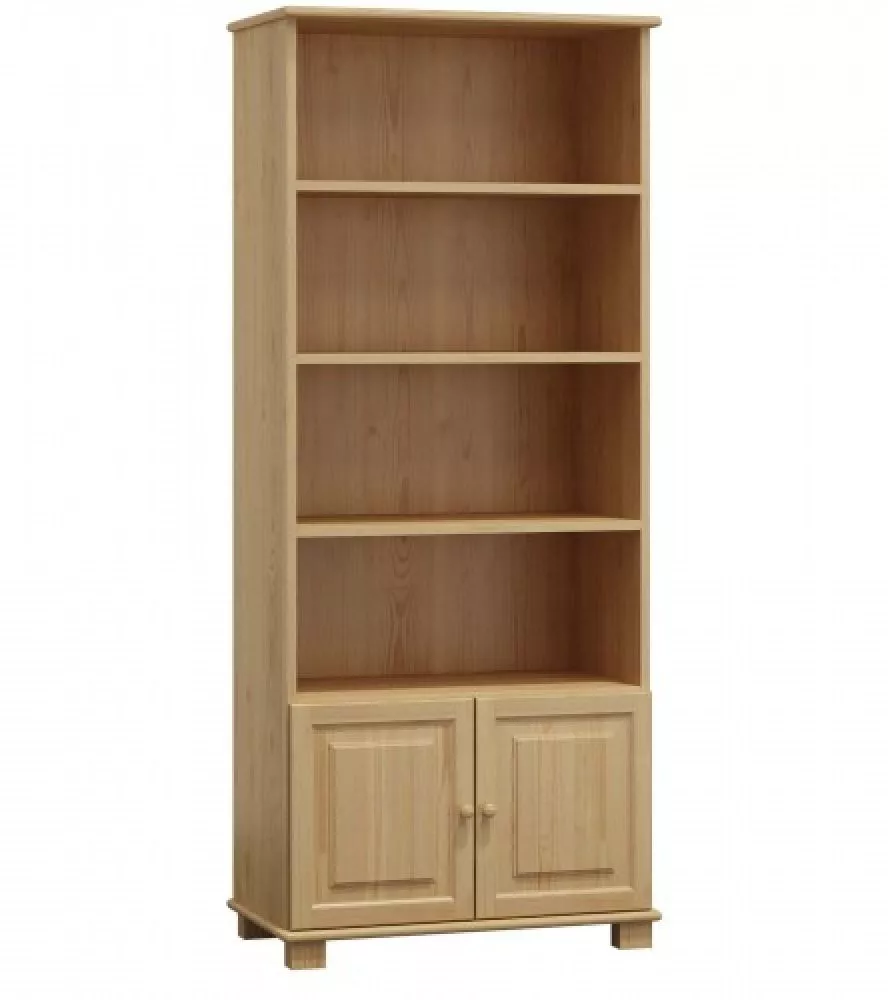 Grāmatu skapis Book 3 · Priede · 80 × 42 × 190 cm
