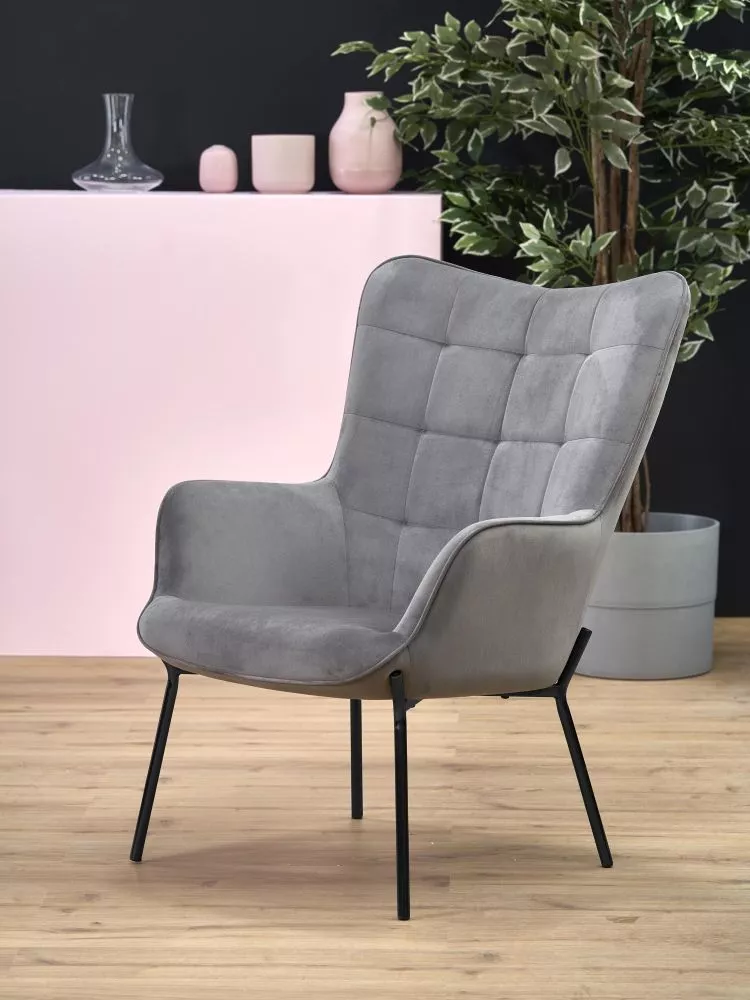 Krēsls Castel Comfort · Pelēks · 97 × 71 × 79 cm