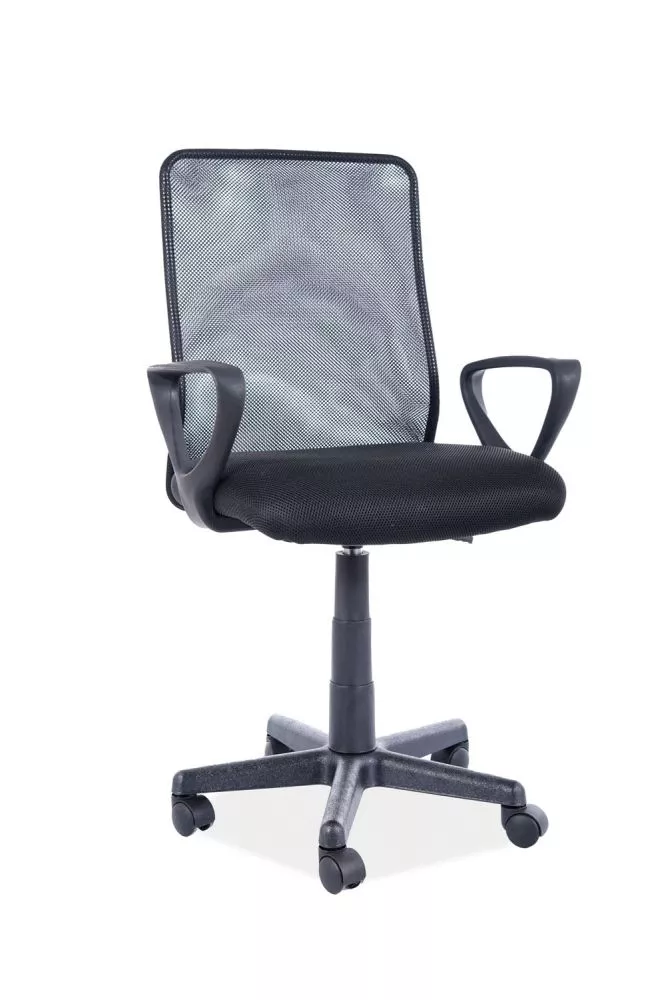 Datorkrēsls Q-083 · Melns · 59 × 44 × 89 cm