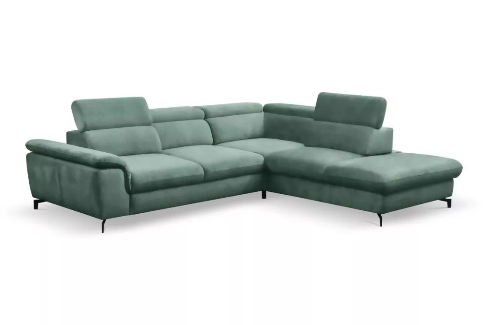 Dīvāns Alegra Standard · Pelēkzaļš · 237 × 277 × 73 cm