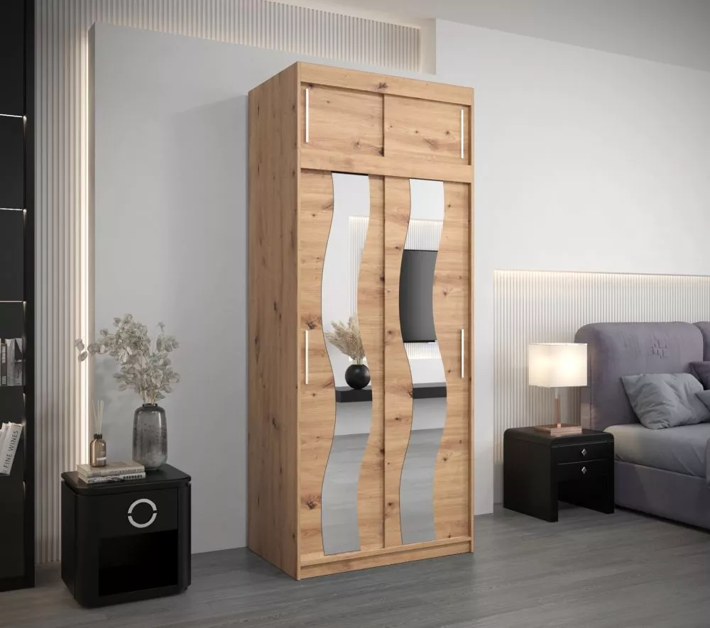 Skapis Sewilla Plus · Ozols artisan · 100 × 62 × 240 cm