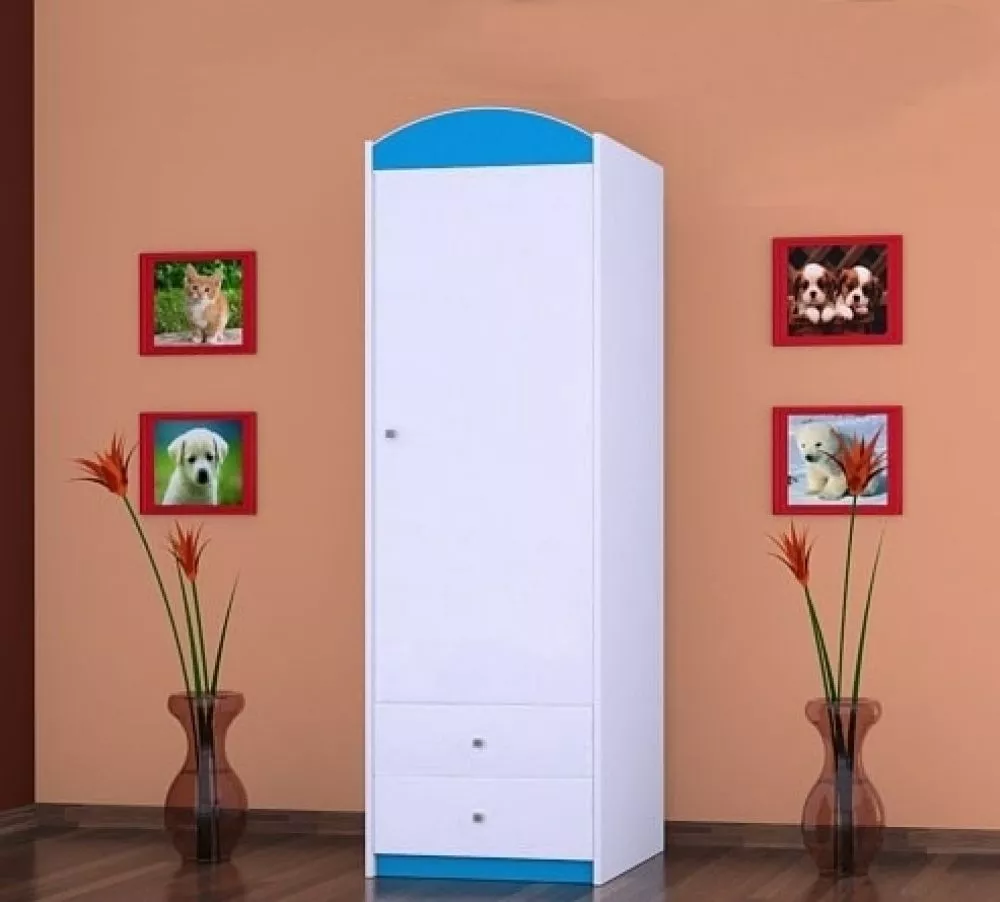 Bērnu skapis Happy SZ04-B · 60 × 54 × 187 cm
