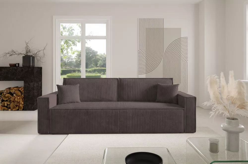 Dīvāns Basic Sofa Standard · Brūni pelēks · 98 × 240 × 88 cm