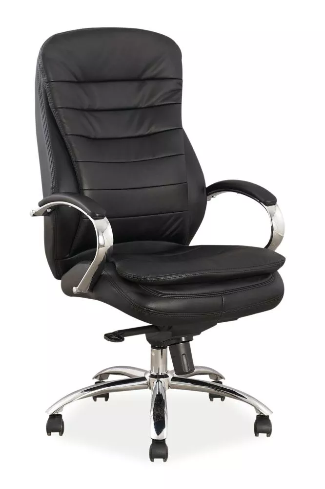 Datorkrēsls Q-154 · Melns · 65 × 53 × 116 cm
