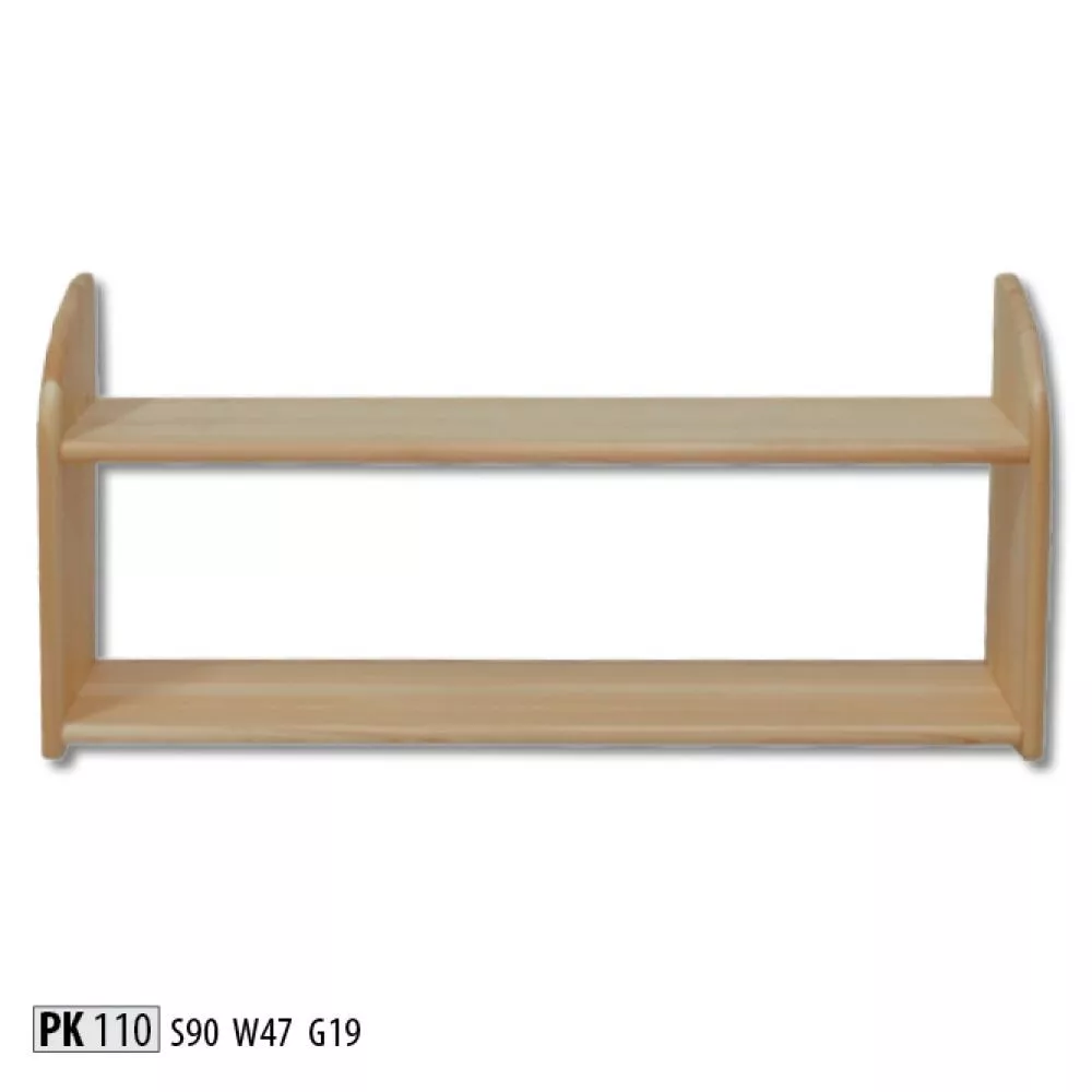 Plaukts PK 110 · Priede · 90 × 47 × 19 cm