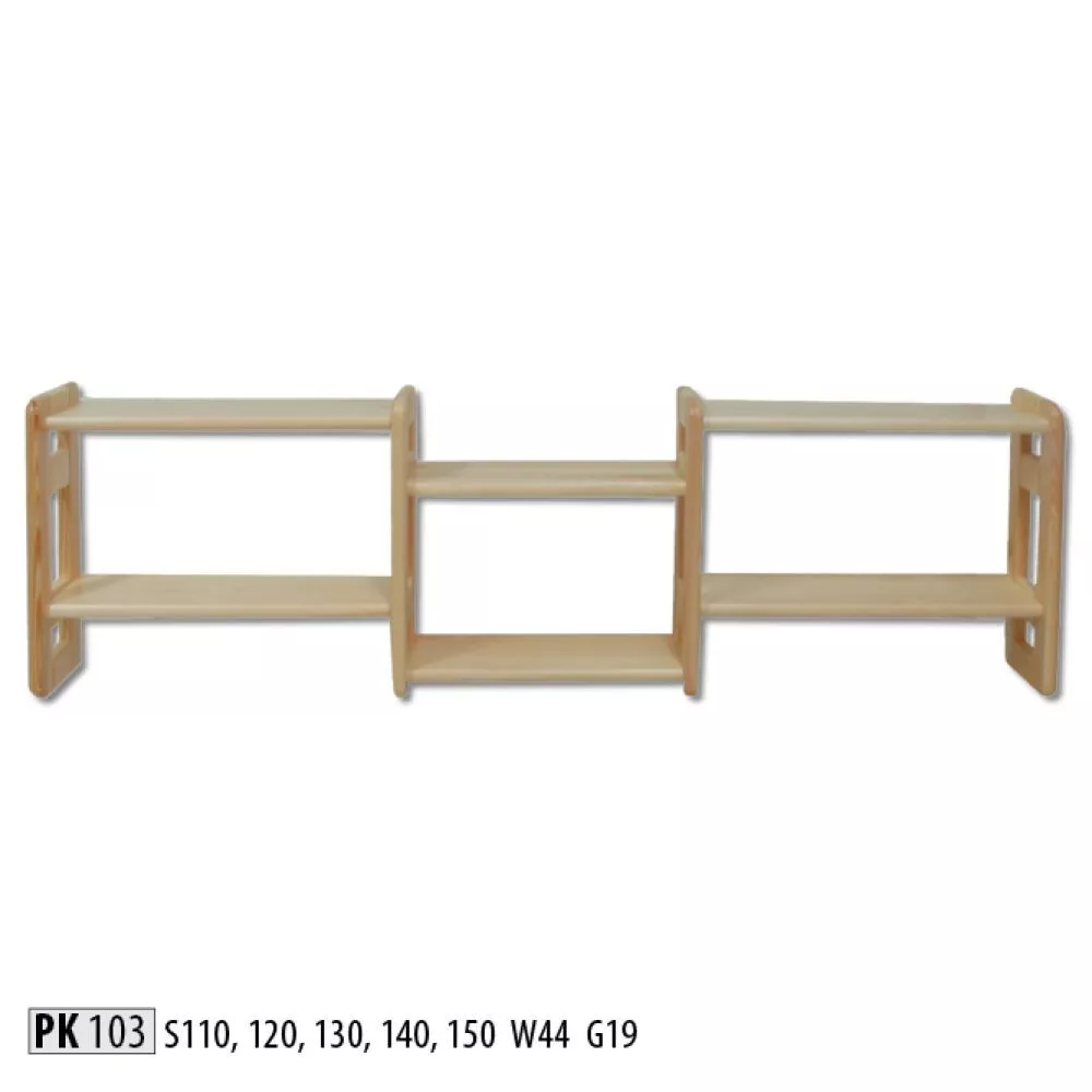 Plaukts PK 103 · Priede · 150 × 44 × 19 cm