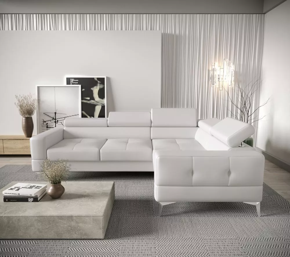 Dīvāns Toscania Premium standard · Balts · 180 × 250 × 78 cm
