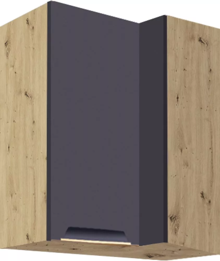 Virtuves skapis Glamour 44G-45G Puse: kreisā,