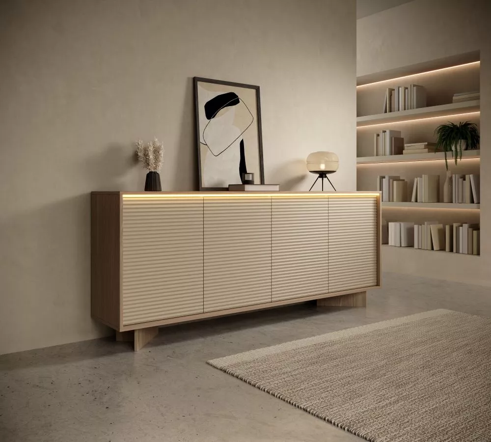 Kumode Semi B ar LED · 203.9 × 40 × 84.4 cm