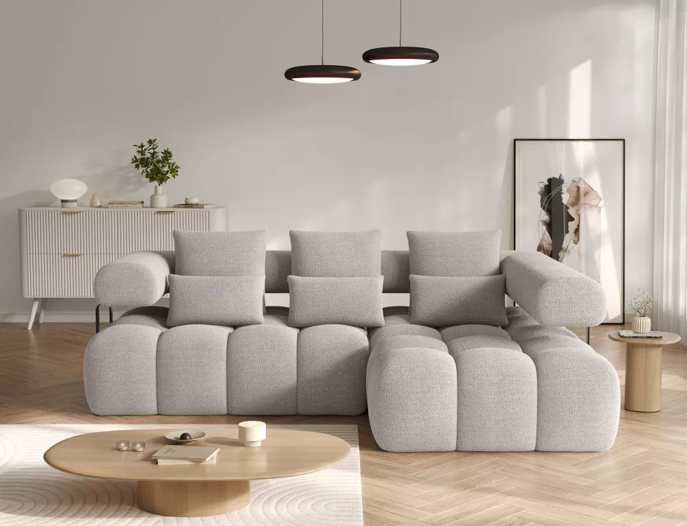 Dīvāns Levvi Standard · Bēšs · 184 × 260 × 102 cm