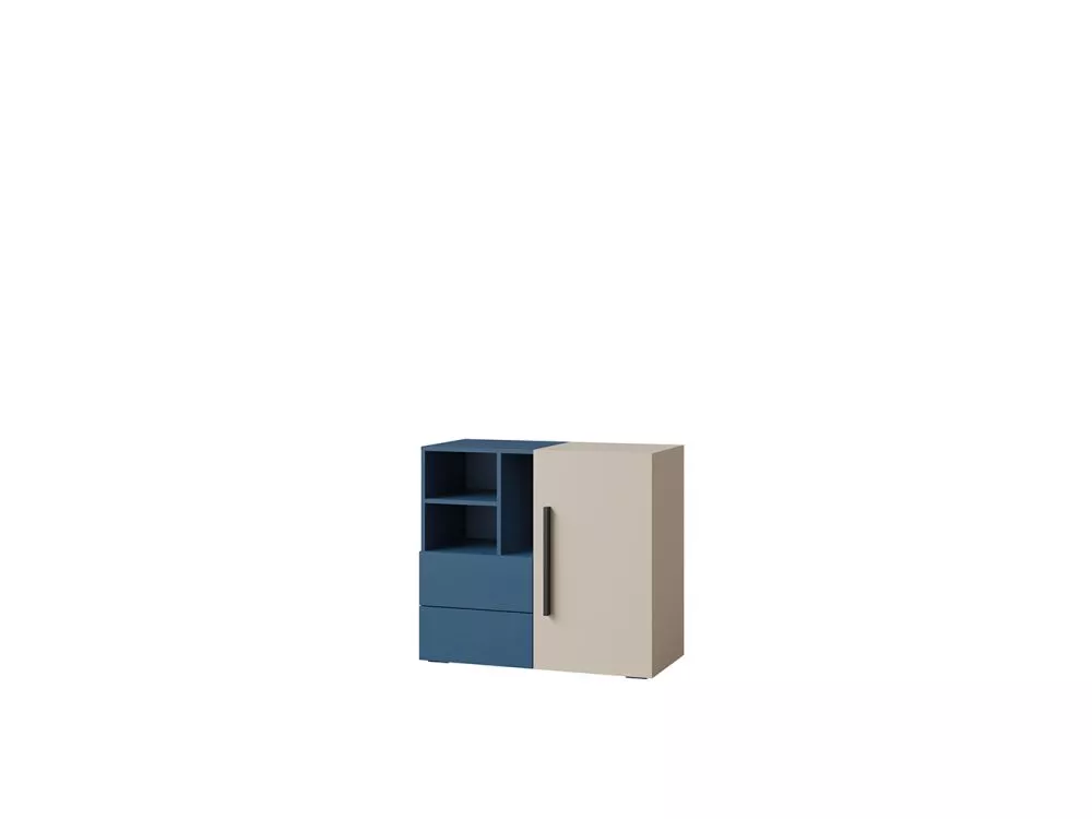Kumode Lorin 08 Elementu krāsa: zils, · 80 × 40 × 80 cm