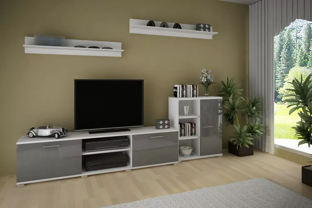Sekcija Figo C Korpusa krāsa: balts, · 210 × 38 cm