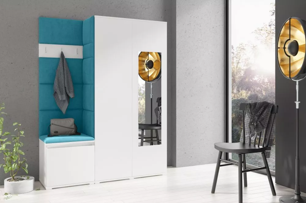 Apavu plaukts Emi 11 Trinity Korpusa krāsa: balts, · 140 × 185 × 40 cm