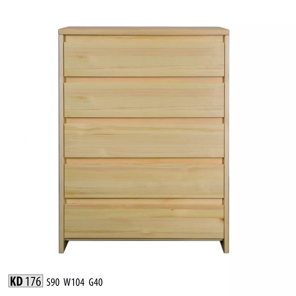 Kumode KD 176 · Priede · 90 × 40 × 104 cm