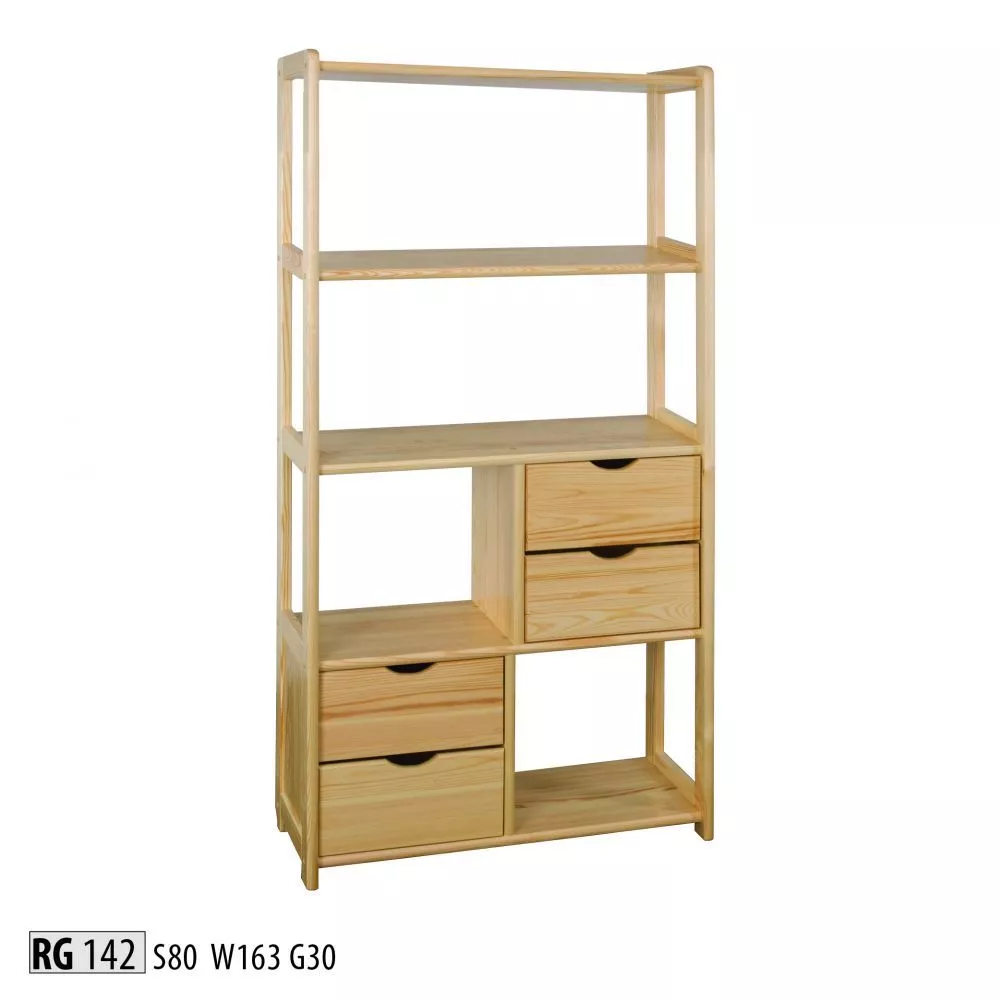 Plaukts RG 142 · Priede · 80 × 163 × 30 cm
