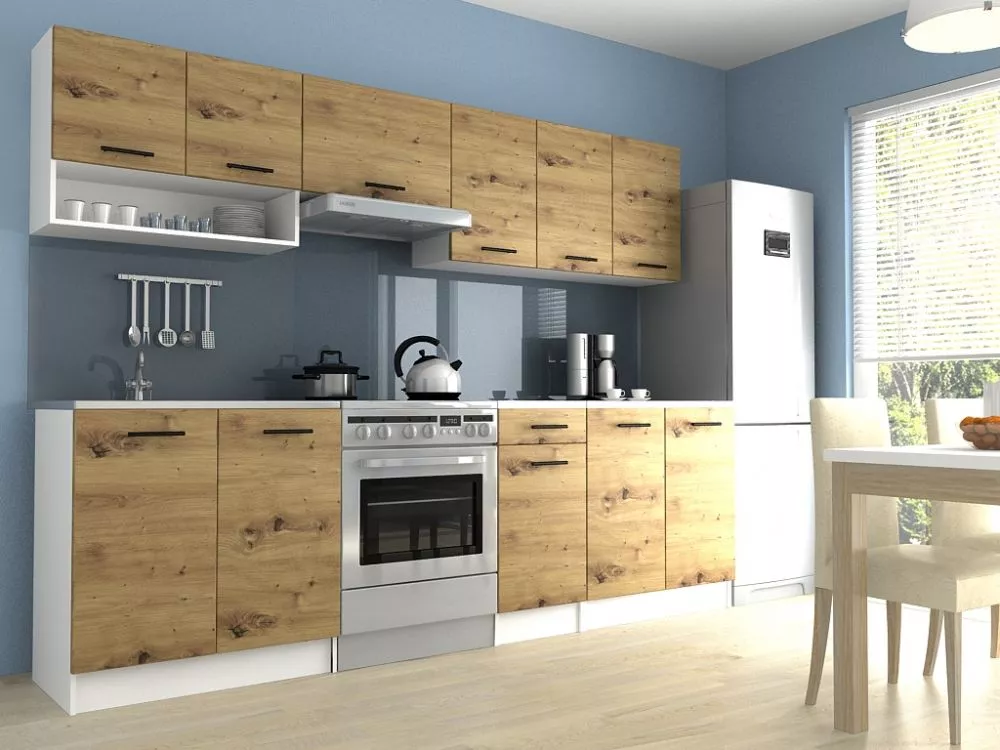Virtuves komplekts Luiza 2 260 Materiāls : LKSP + finieris,