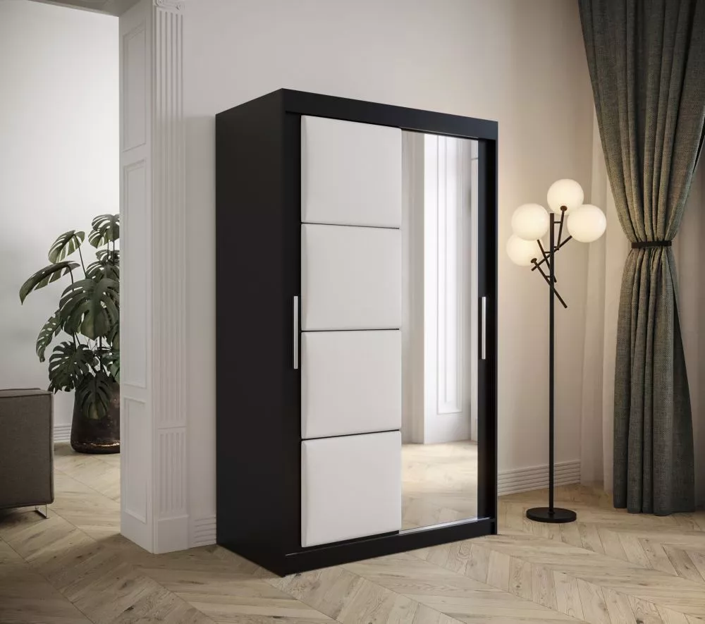 Skapis Tapi Black · 120 × 62 × 200 cm