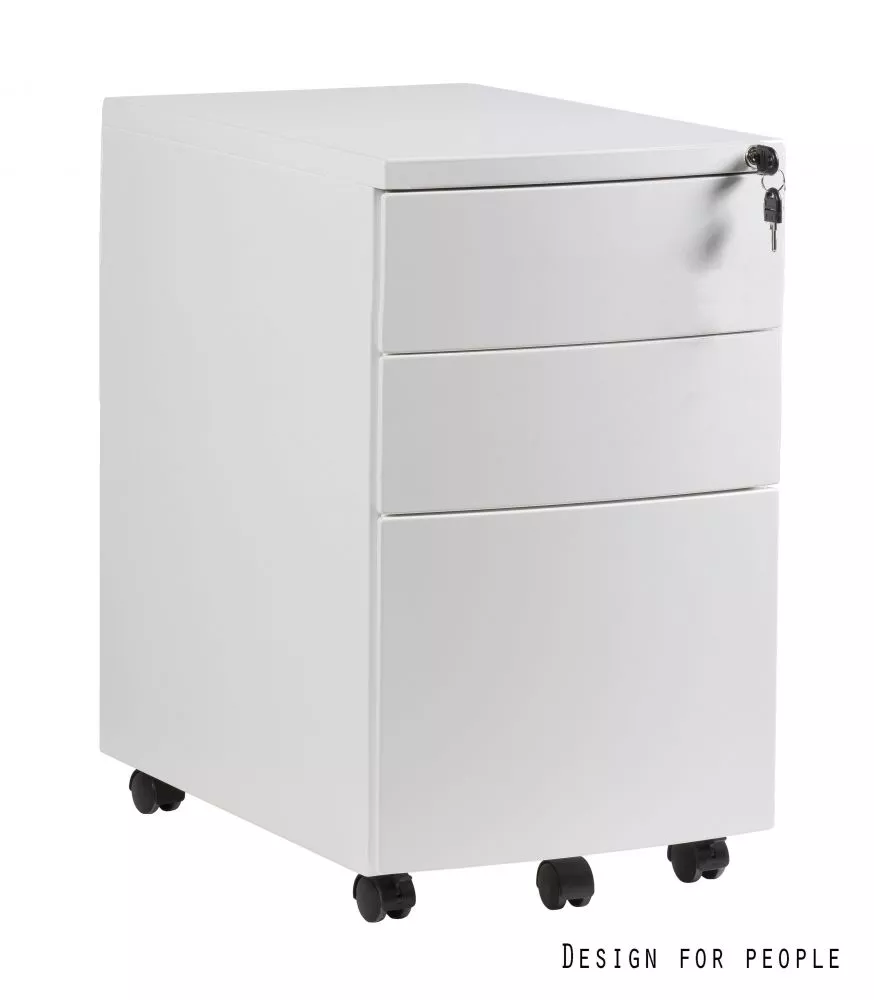 Kumode Kontener RPH-01 · Balts · 39 × 56 × 64 cm