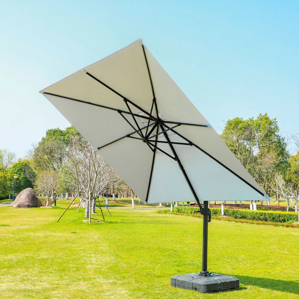 Saulessargs Square Ecru · Pelēks · 300 × 300 × 245 cm