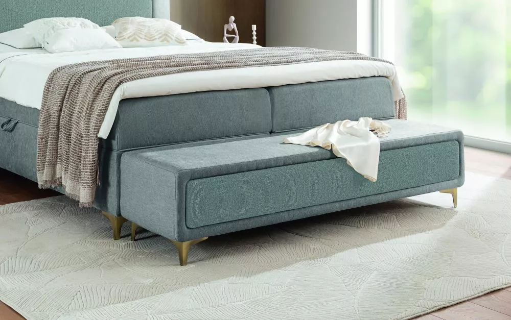 Pufs Esito Comfort Auduma numurs: Mossa 98 + Puente 9, · 142 × 37 × 44 cm