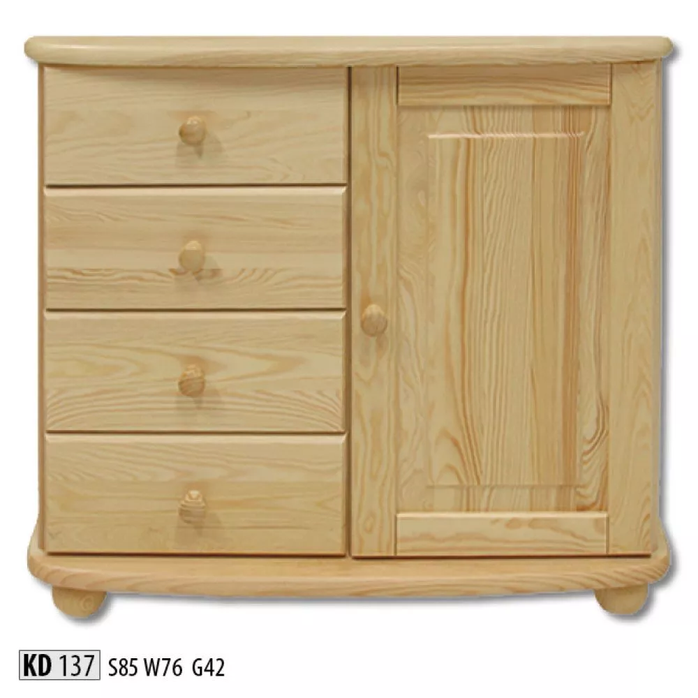 Kumode KD 137 · Priede · 85 × 42 × 76 cm