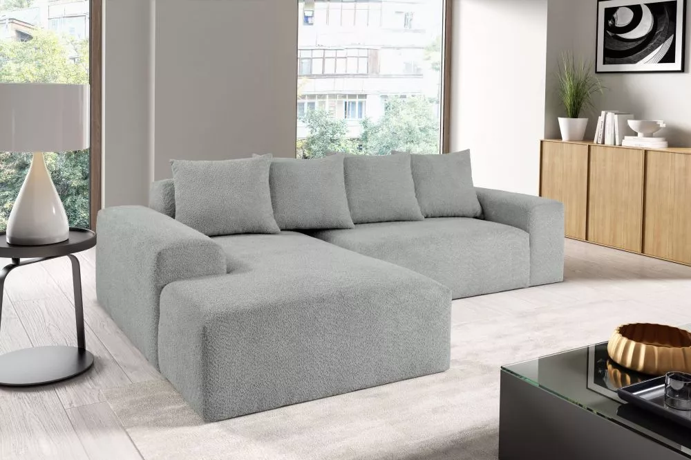 Dīvāns Modullo L Plus Standard · Tumši pelēks · 190 × 254 × 70 cm