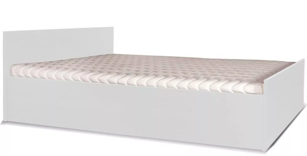 Gulta Maximus M17 ar stelāžu Guļamvietas platums: 160 cm, Guļamvietas garums: 200 cm, · Balts · 170 × 206 × 71 cm