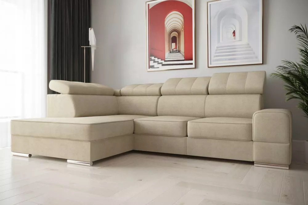 Dīvāns Royal 1 Relax standard · Krēma · 185 × 260 × 79 cm