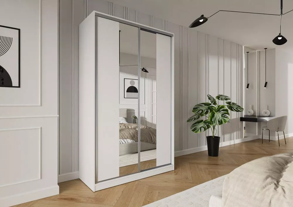 Skapis Trend 5 · Balts · 150 × 60 × 245 cm