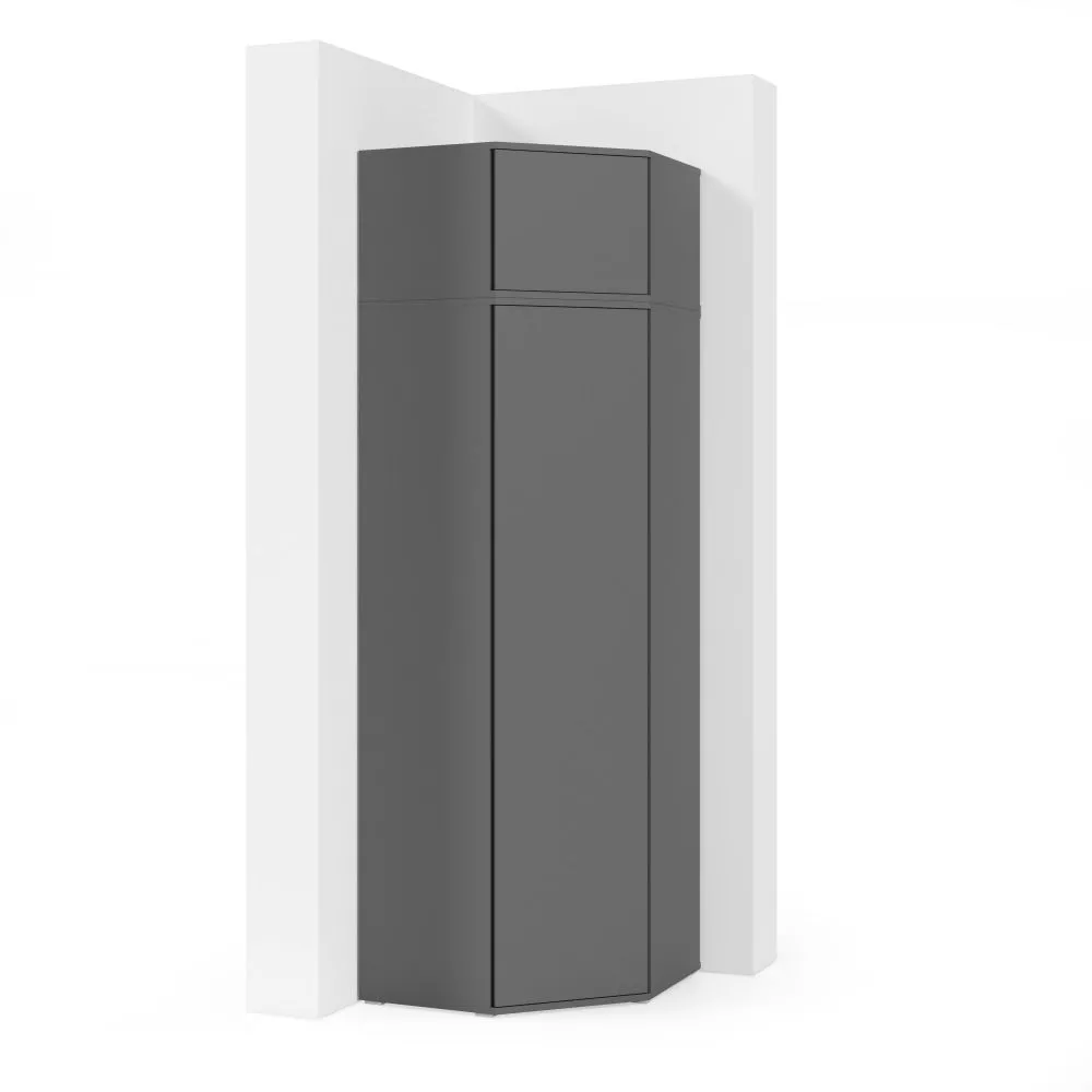 Skapis Corner Wardrobe Premium · 70 × 70 × 225 cm