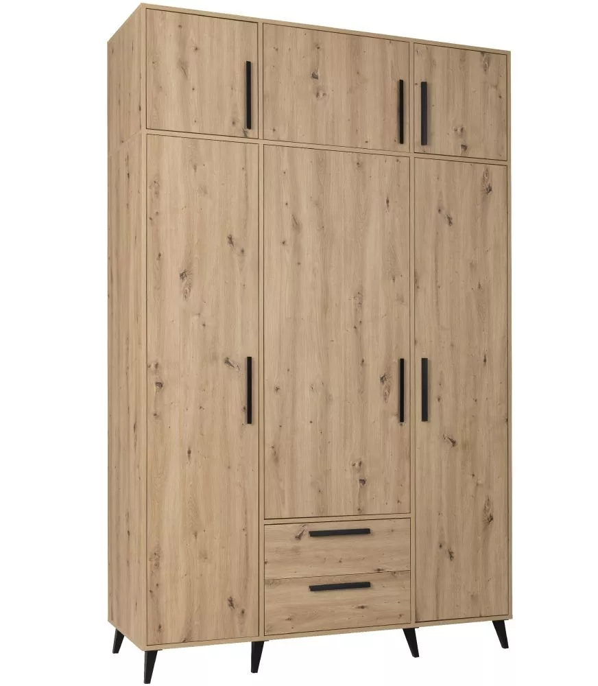 Skapis Arti A1N · Ozols artisan · 150 × 53.6 × 239.5 cm