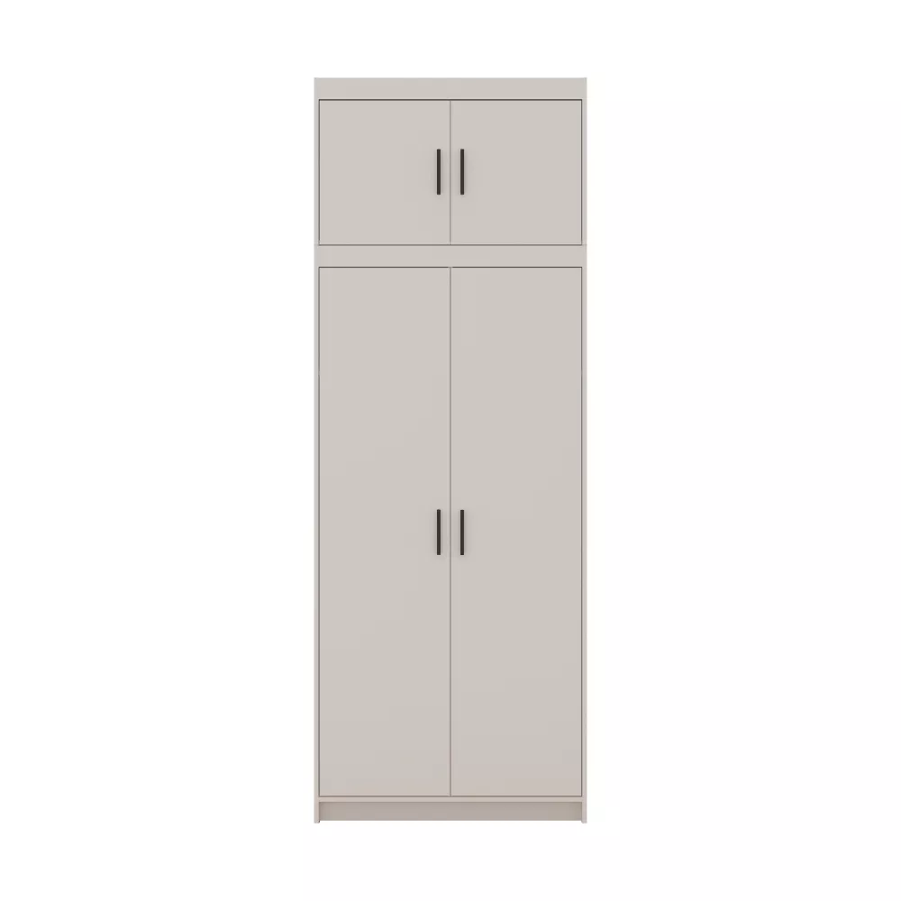 Skapis Elena 2D Premium · Bēšs · 89.7 × 53 × 245.5 cm