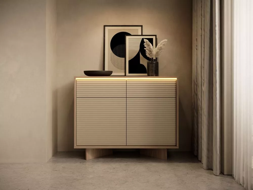 Kumode Semi D ar LED · 103.9 × 40 × 84.4 cm