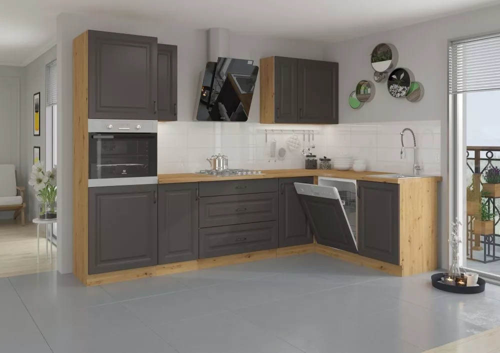 Virtuves komplekts Stilo Artisan 9 Materiāls : MDF + LKSP plātne,