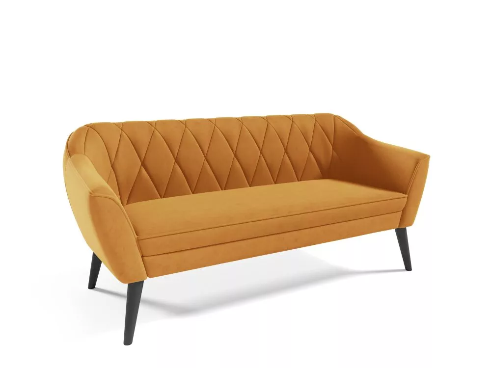 Dīvāns Sofa 202 standard · Dzeltens · 71 × 185 × 75 cm