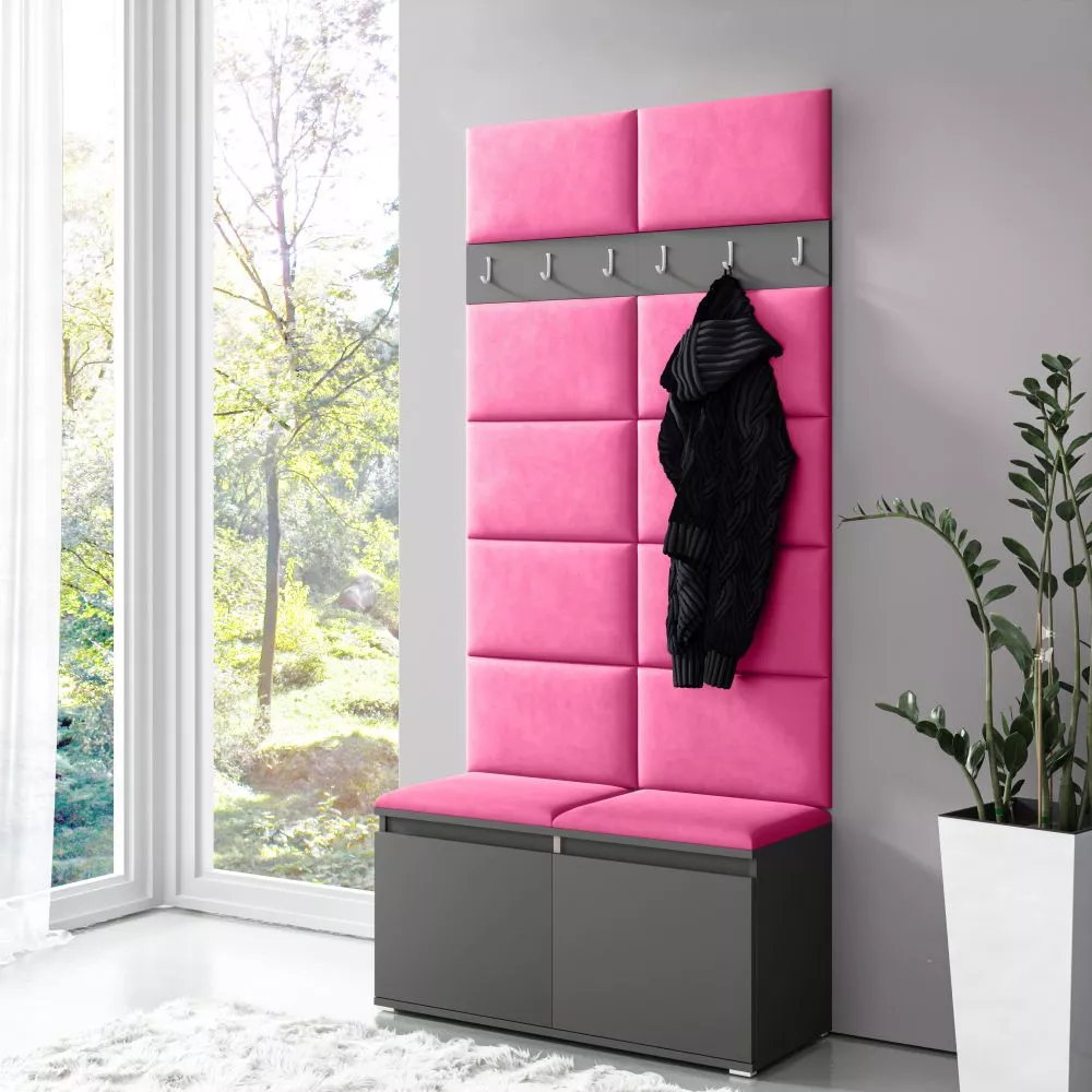 Apavu plaukts Emi 1 Trinity Korpusa krāsa: grafīts, · 100 × 215 × 40 cm