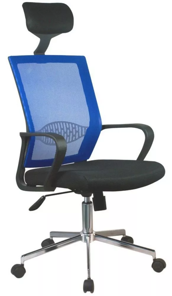 Datorkrēsls OCF-9 Sēdvietas platums: 49 cm, · Zils · 58 × 60 × 116 cm